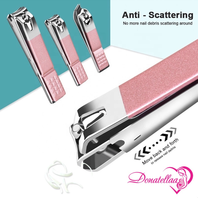Pink Manicure Set 18 in 1 Stainless Steel Grooming Kit Professional Pedicure set